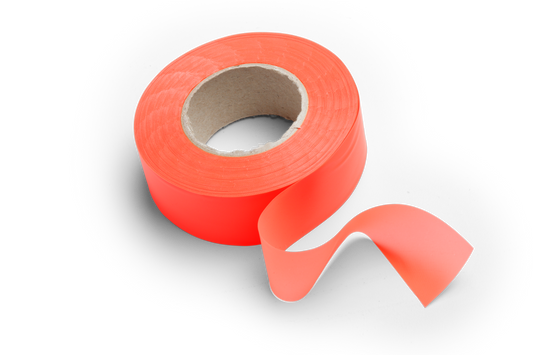 Ruban orange de piste