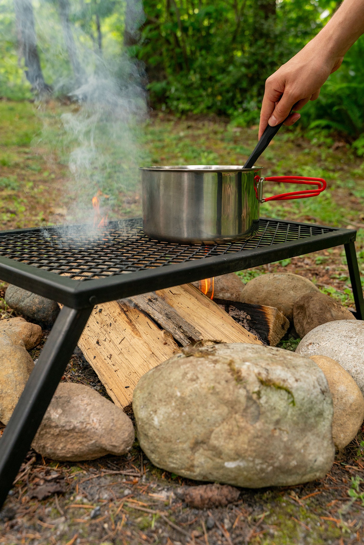 Gril de camping robuste