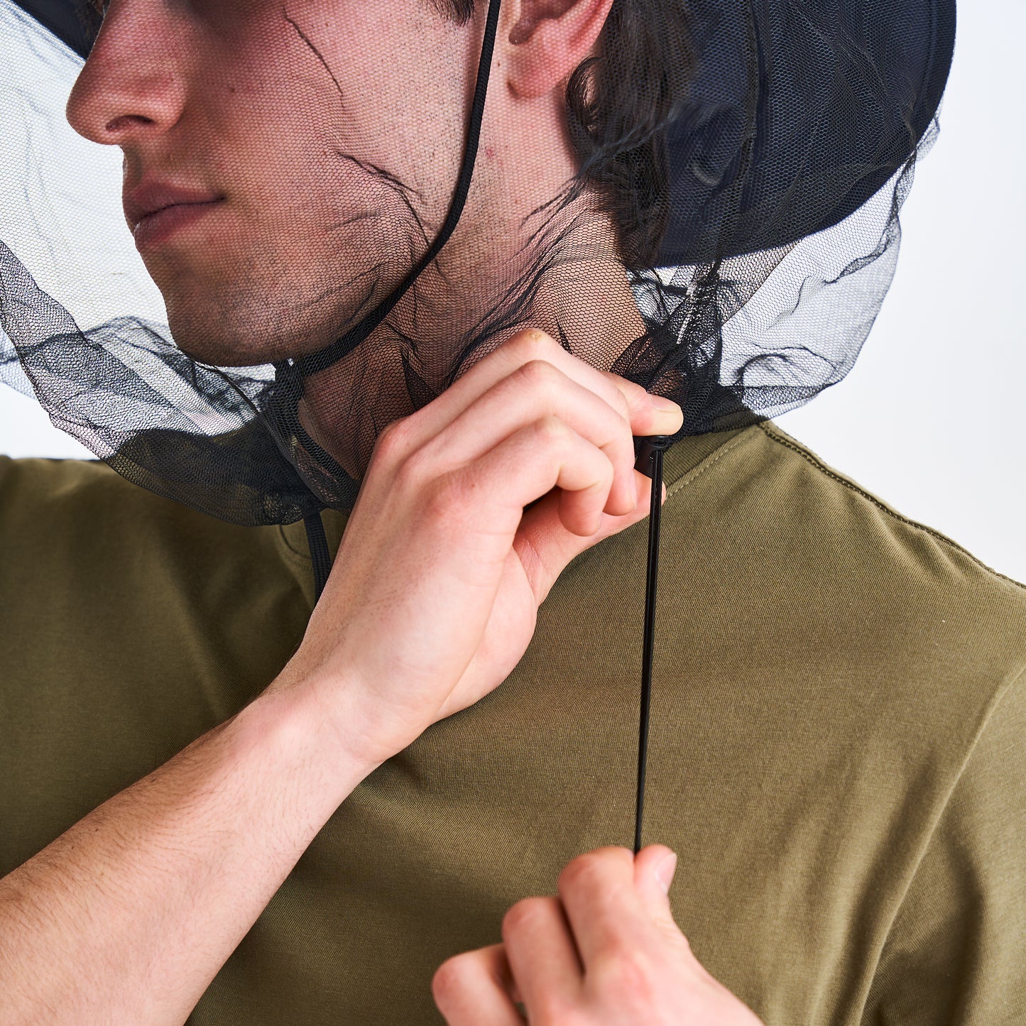 Compact Mosquito Head Net