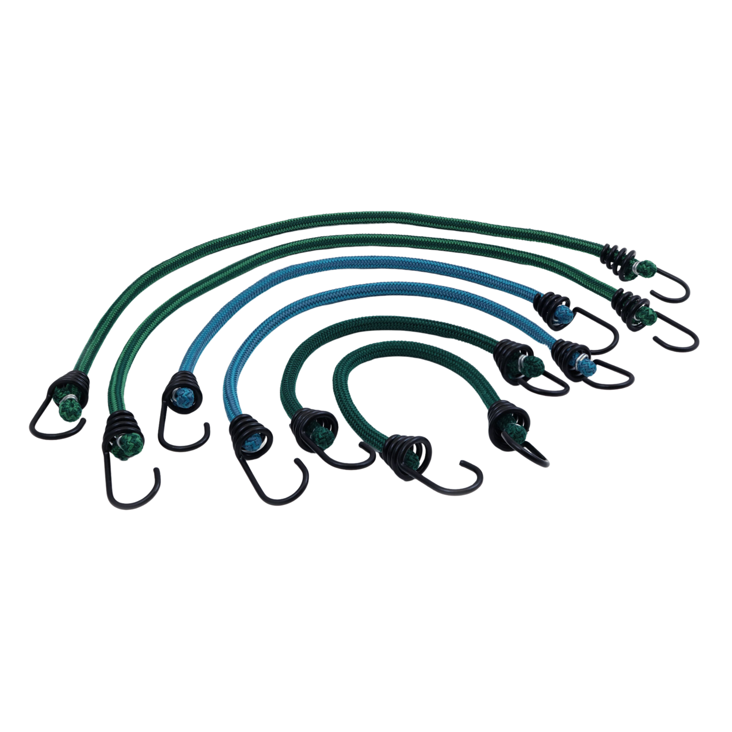 Assorted Bungee Cords - 6 Pack