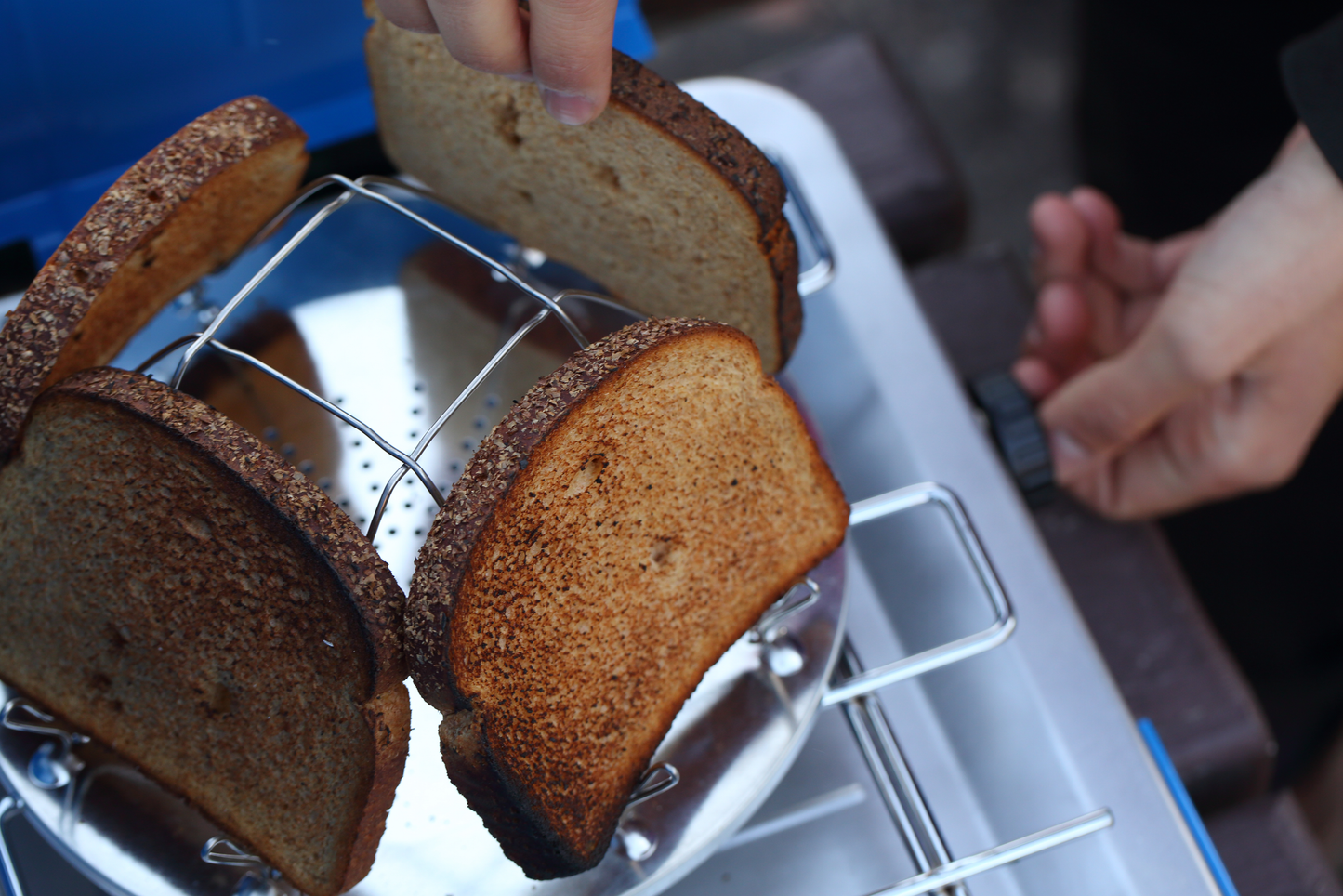 Camp Stove Toaster