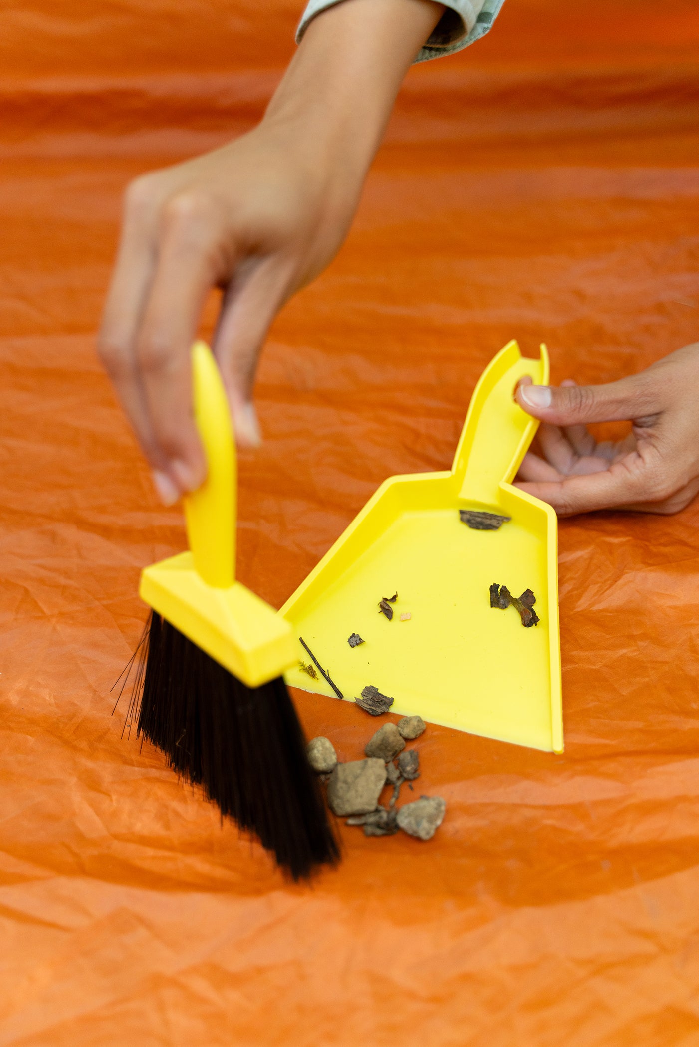 Tent Whisk and Dust Pan