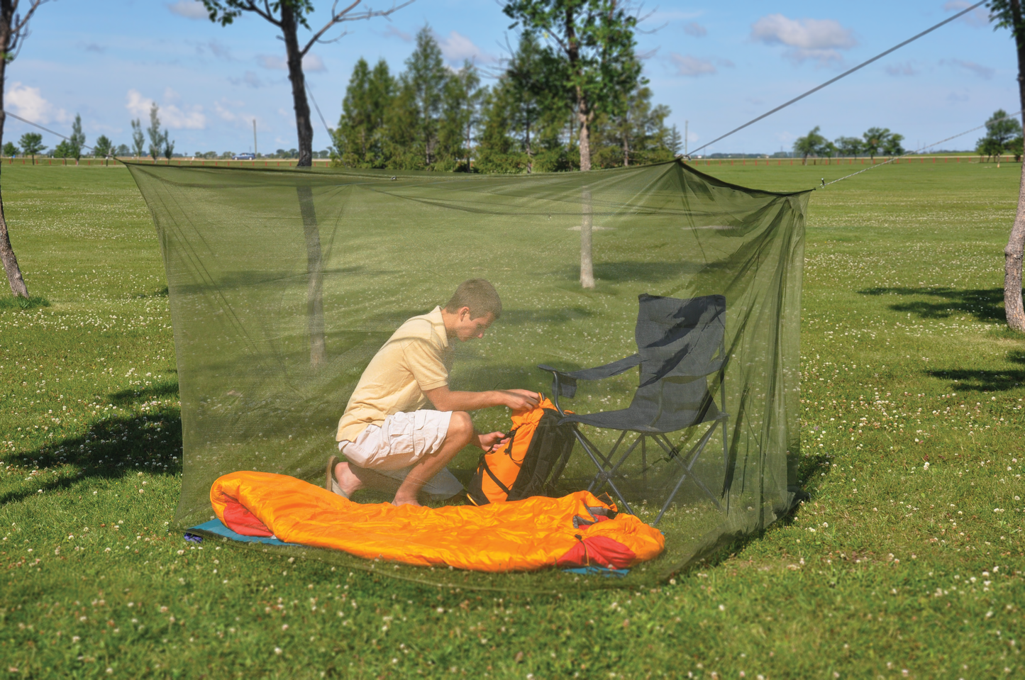 Double Mosquito Net - Green