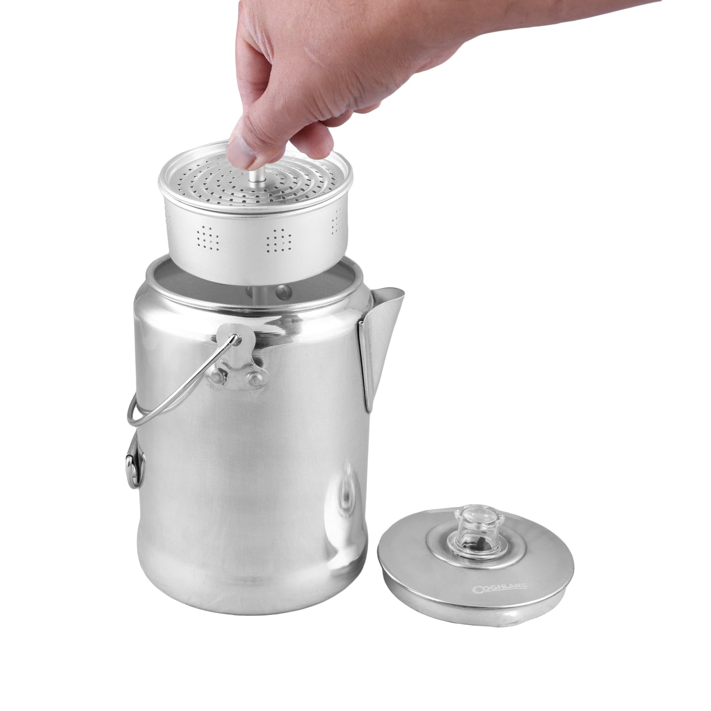 Aluminum Coffee Pot - 9 Cup