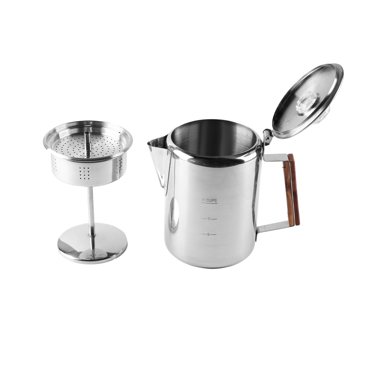 Stainless Coffee Pot - 9 Cup