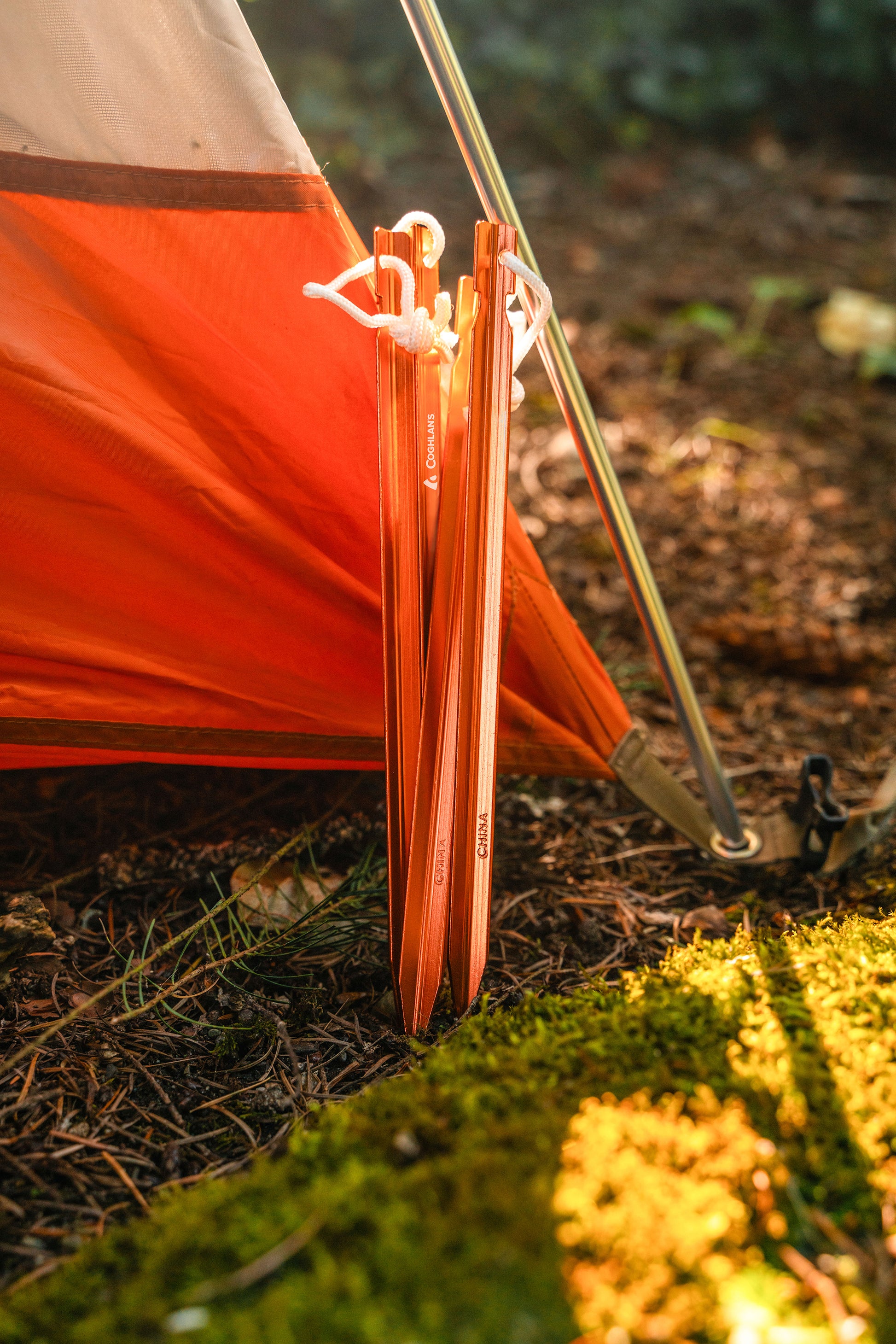 ultralight tent pegs Coghlan's Ultralight Tent Stakes, Copper, 9"