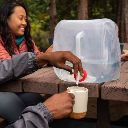 Contenant d’eau repliable