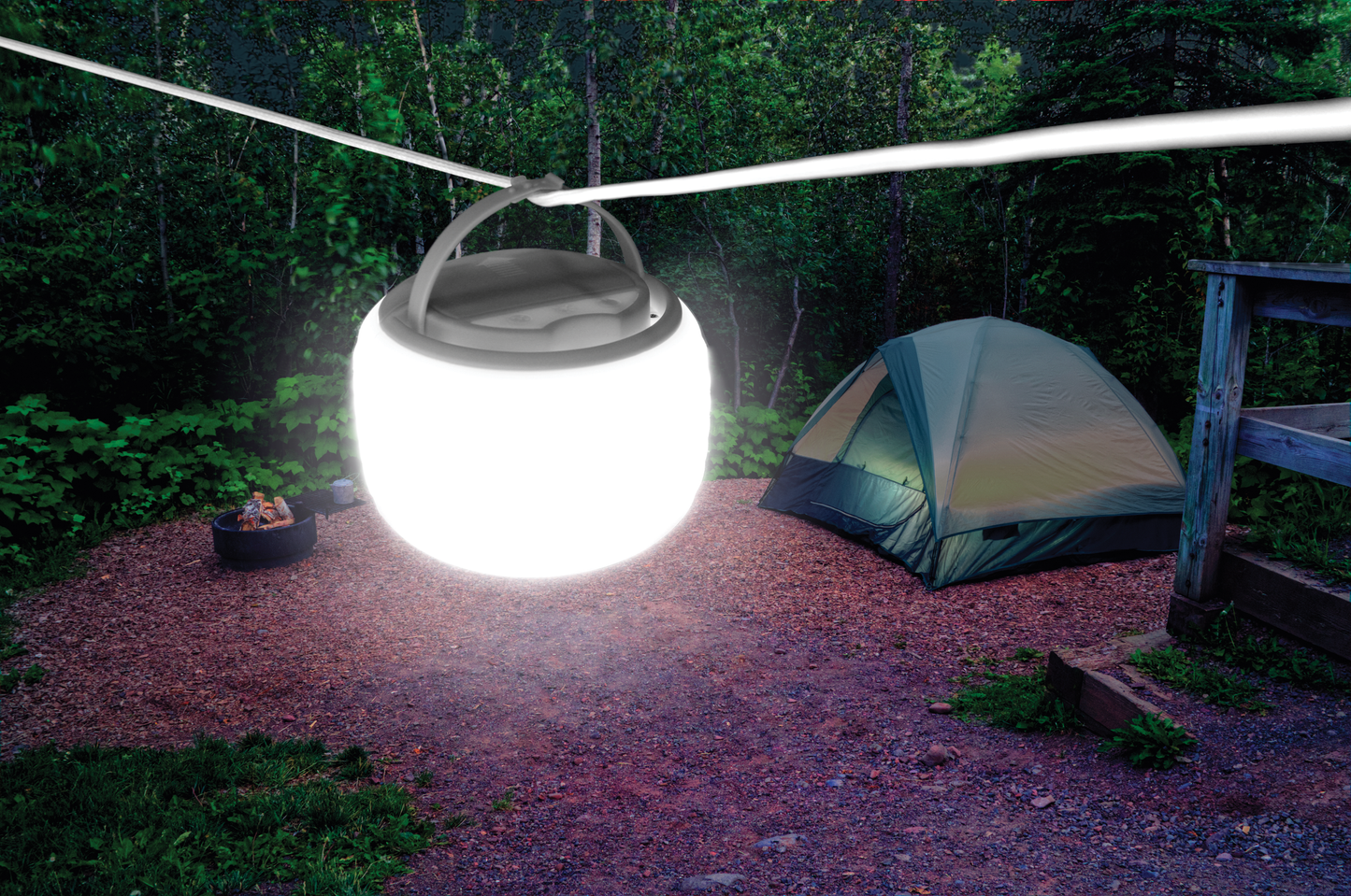 Lampe de tente