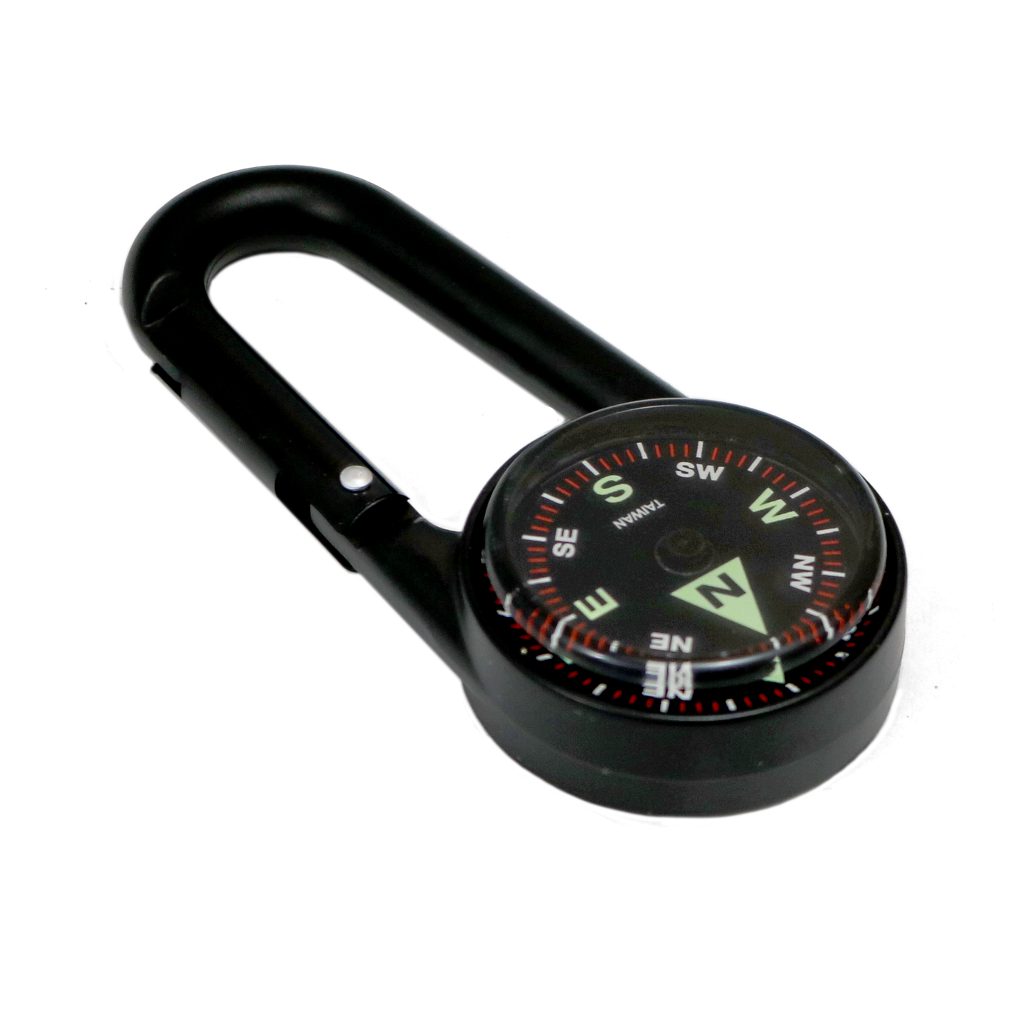 Boussole avec mousqueton