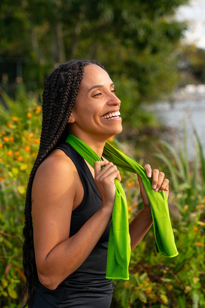 Serviette rafraîchissante