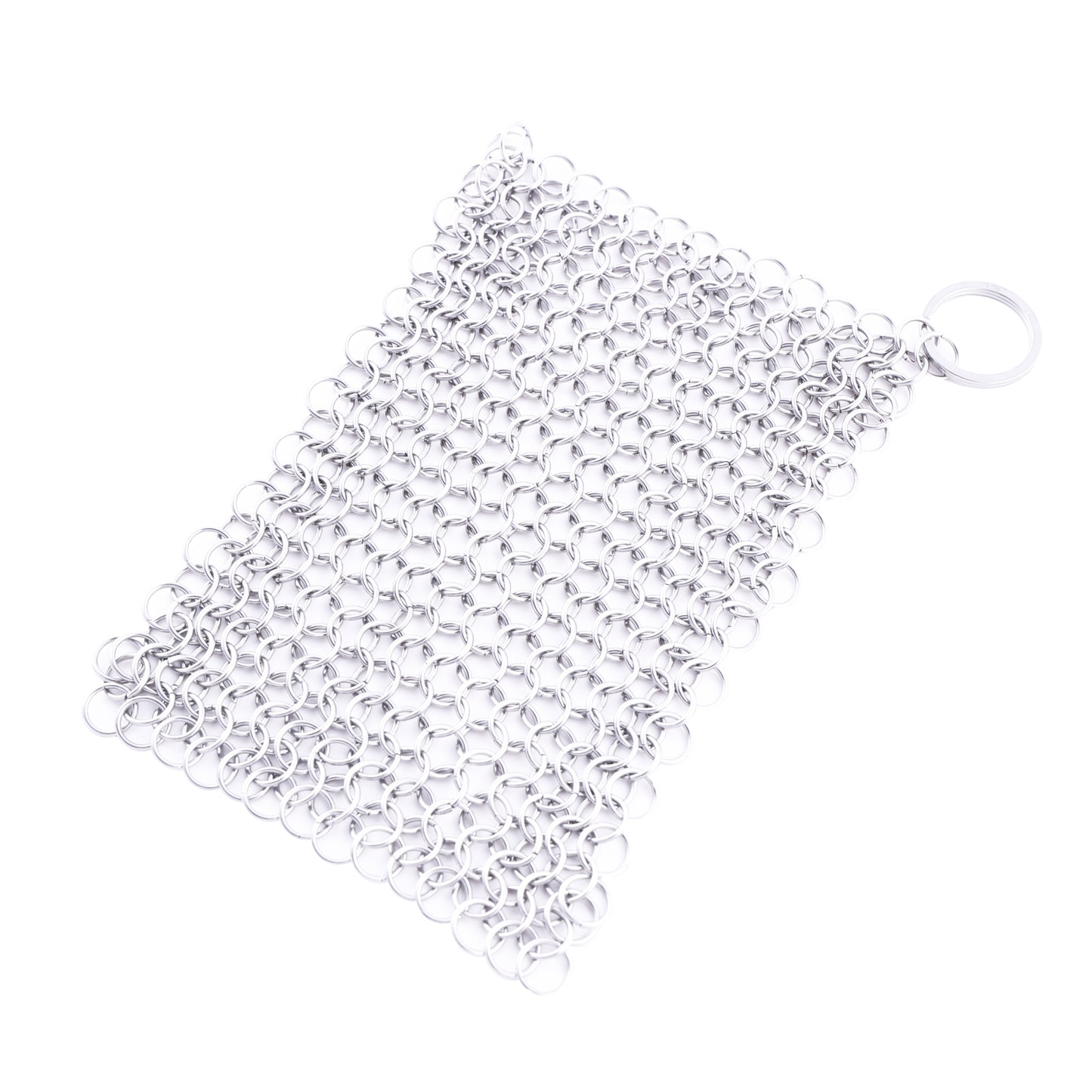 Stainless Steel Scrubber, Chainmail Cast Iron Scrubber, Cast Iron