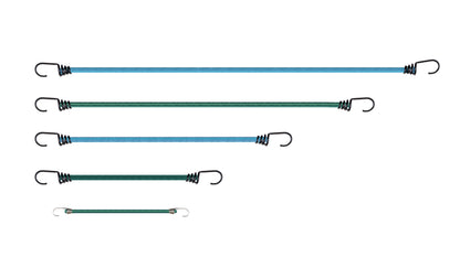 Assorted Bungee Cords, 12-Pack