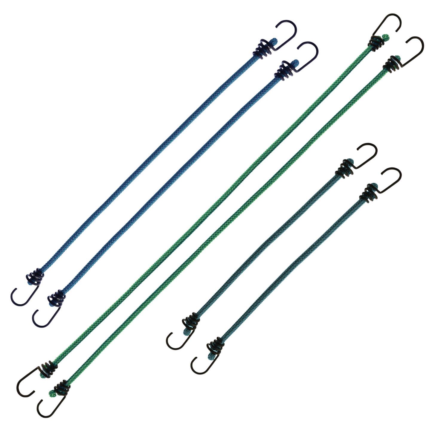 Assorted Bungee Cords - 6 Pack