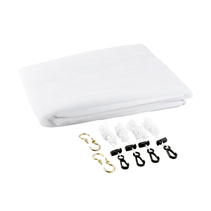 Rectangular Mosquito Net - White