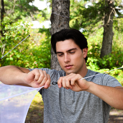 Rectangular Mosquito Net - White