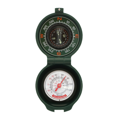 Boussole avec thermomètre