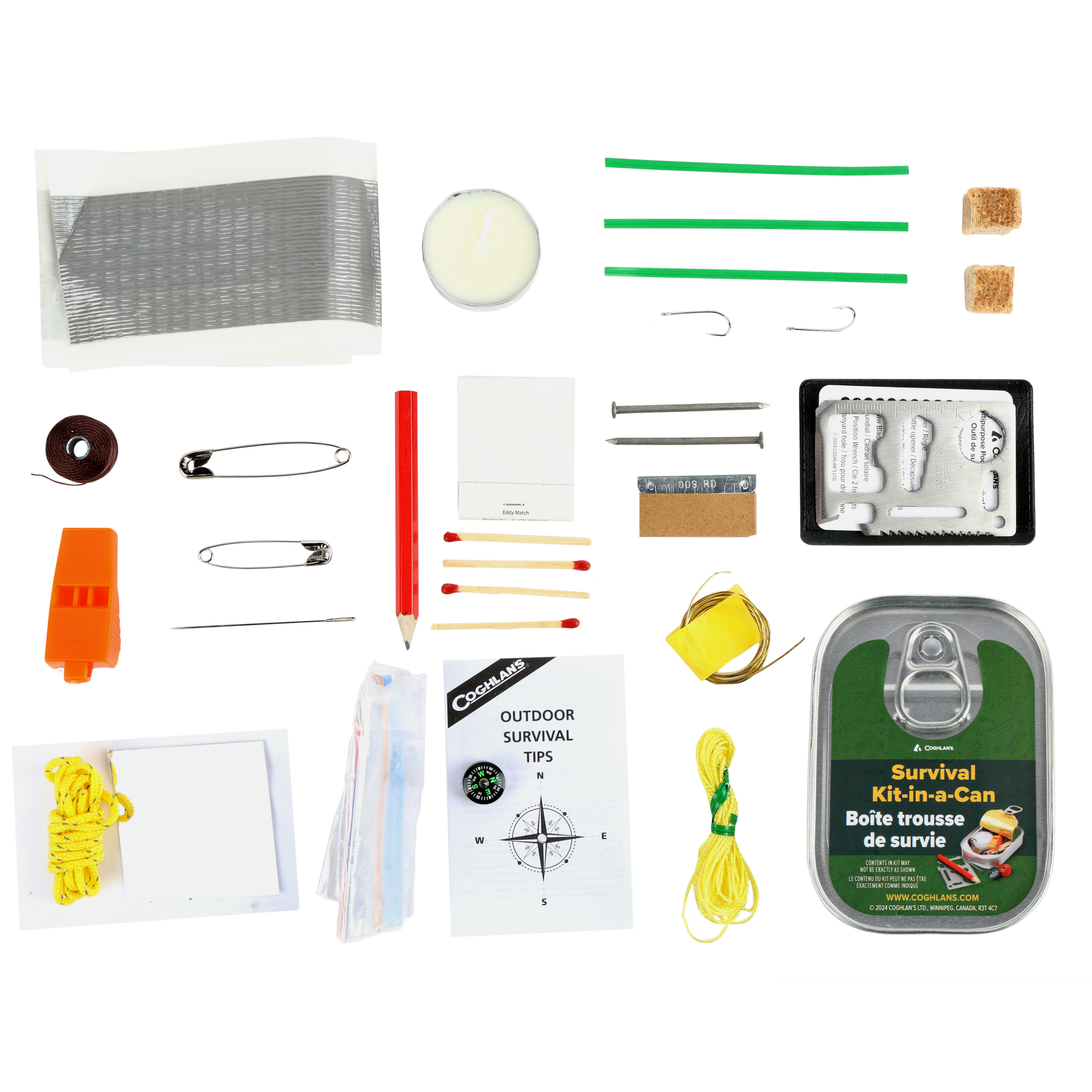 Coghlan's 9850 Survival Kit In A Can 1 Coghlan's Survival Kit In A - Foto 9