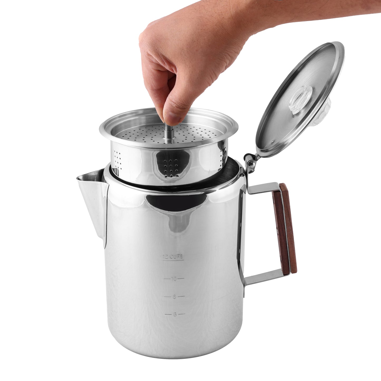 Stainless Coffee Pot - 12 Cup